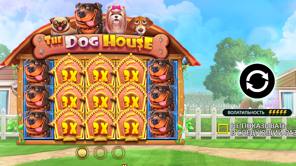  Бонус на игровом автомате Дог Хаус
